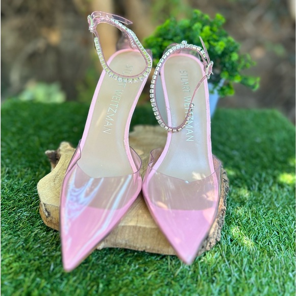 Stuart Weitzman
Glam 100 Strap Pumps Color: Pink/Clear size 6 - Picture 8 of 16